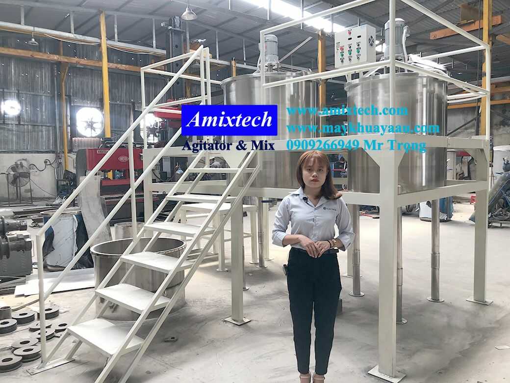 Bồn khuấy thực phẩm Á Âu