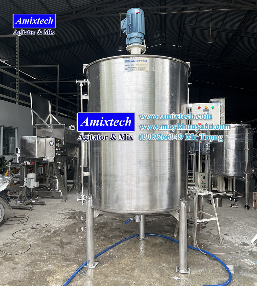 Bồn khuấy nắp bán nguyệt