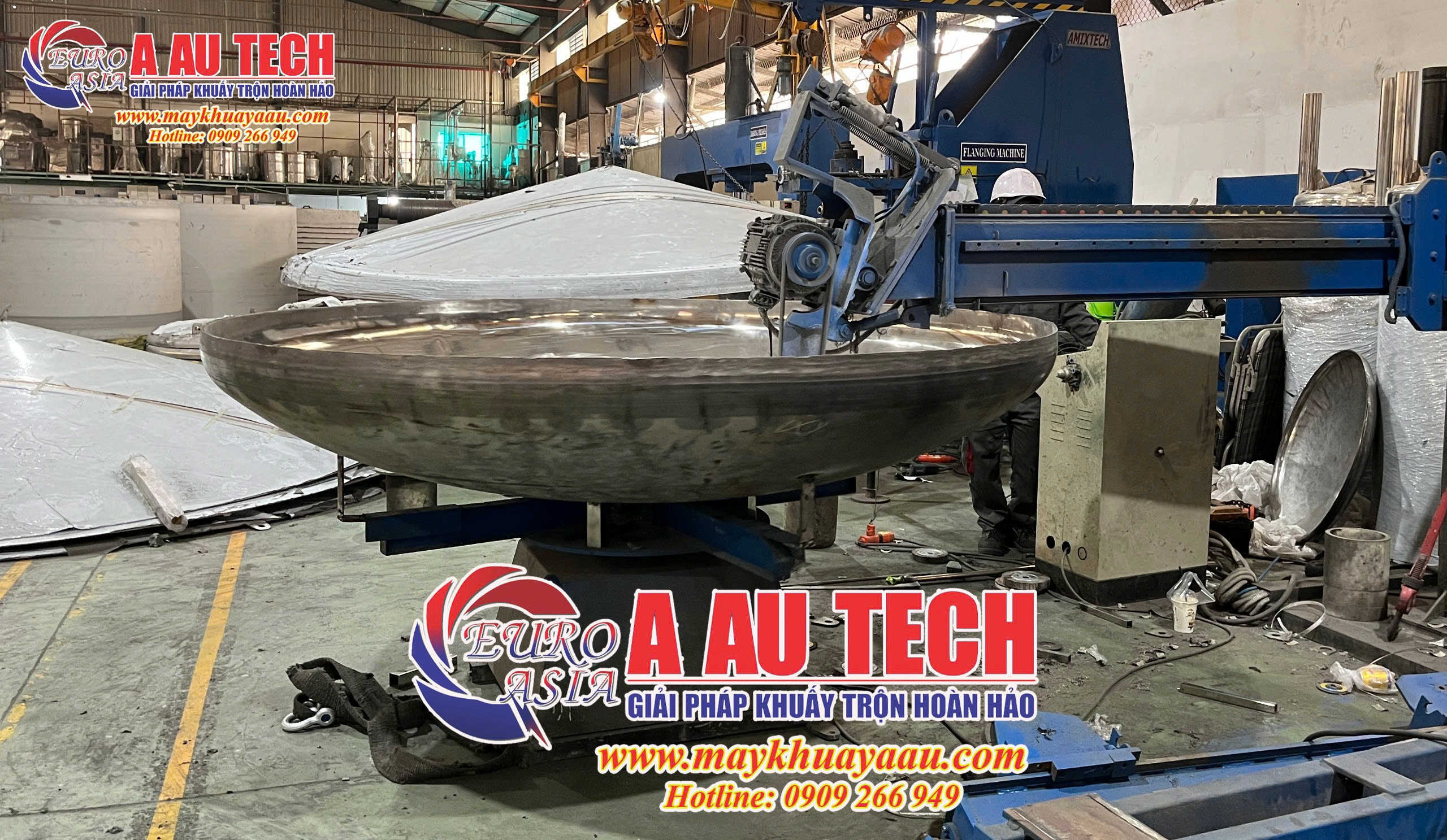 Gia công bồn khuấy công nghiệp