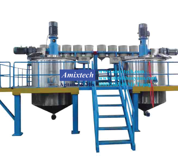 Bồn khuấy trên sàn thao tác
