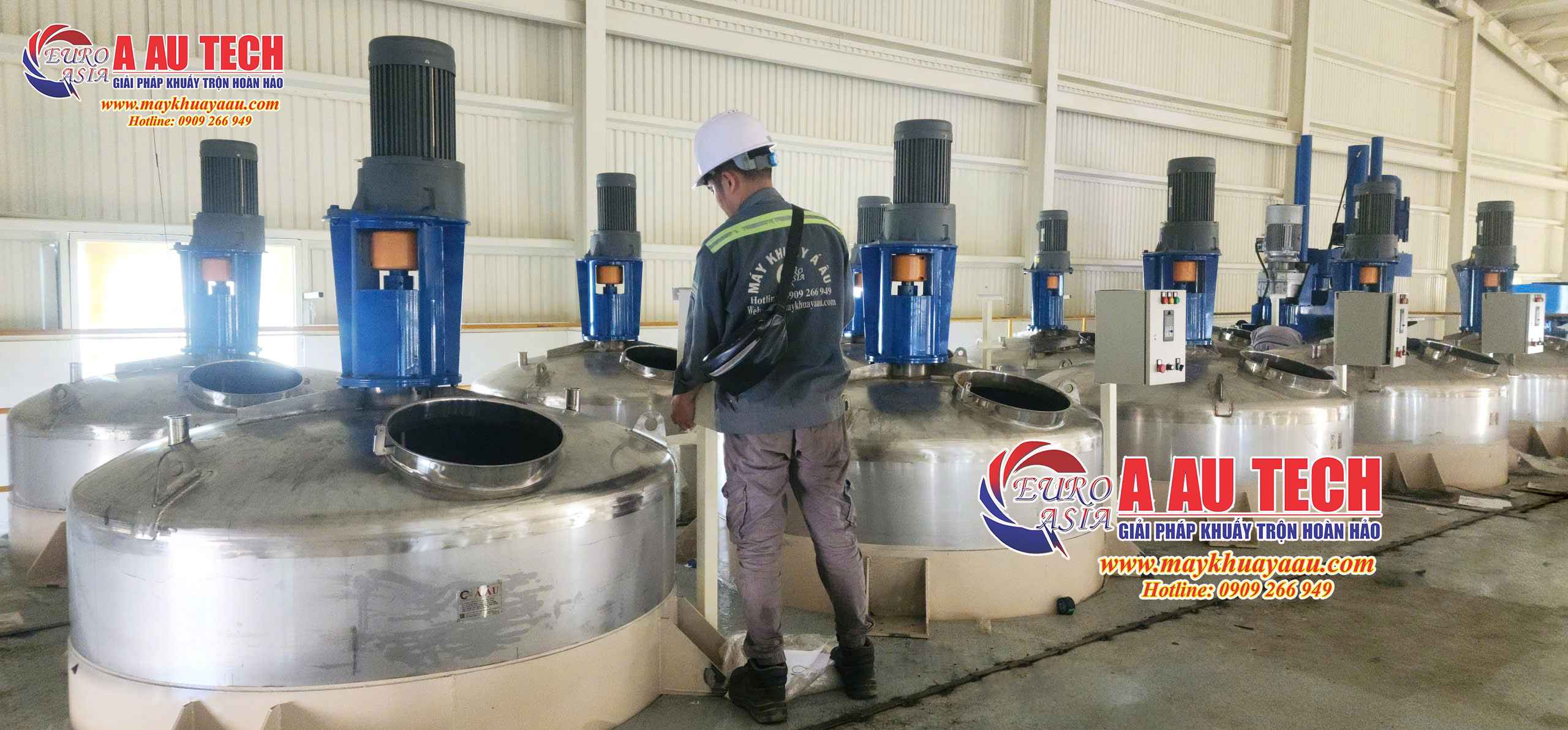 Bồn khuấy sơn công nghiệp 