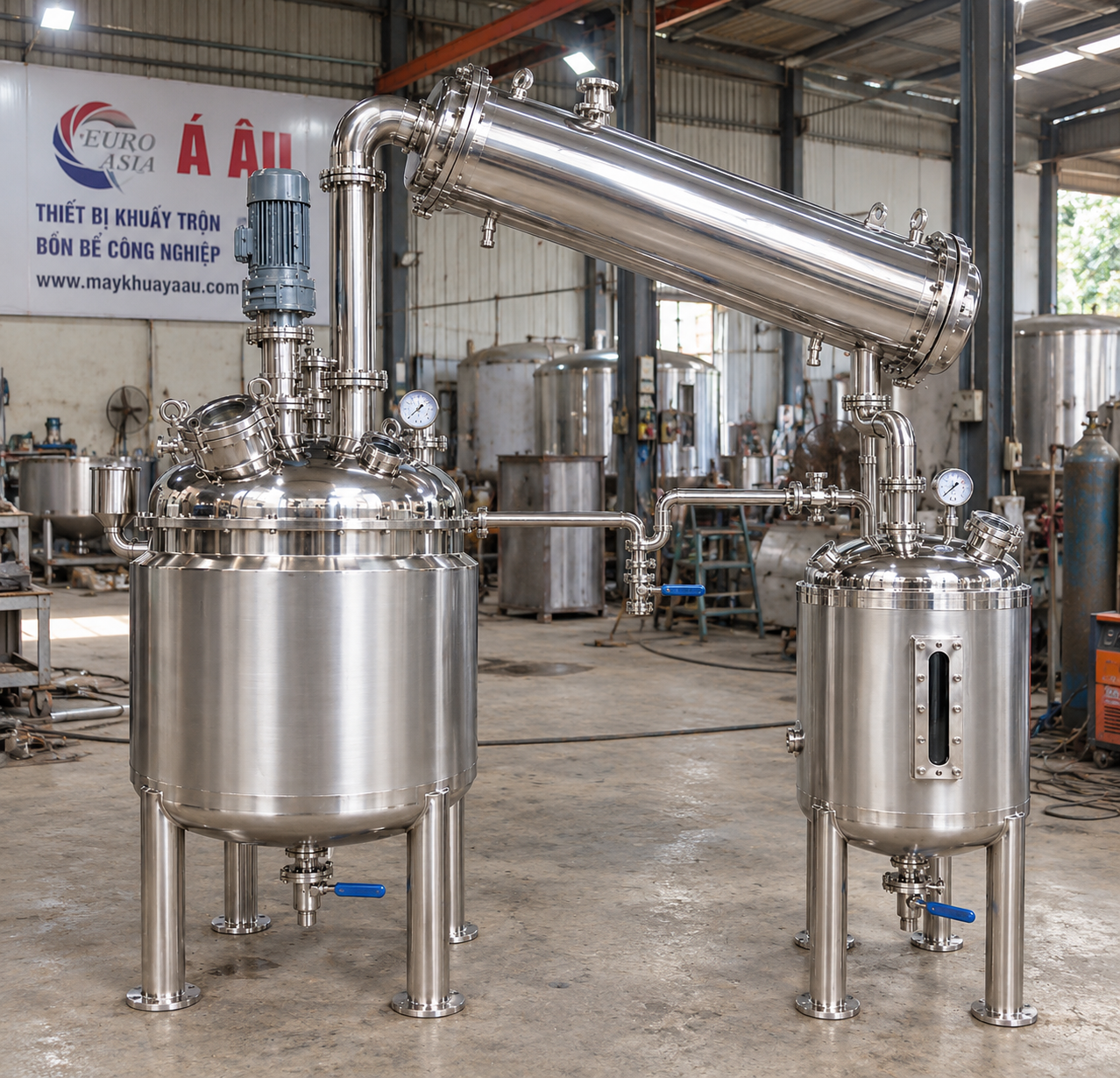 Bồn chưng cất á âu