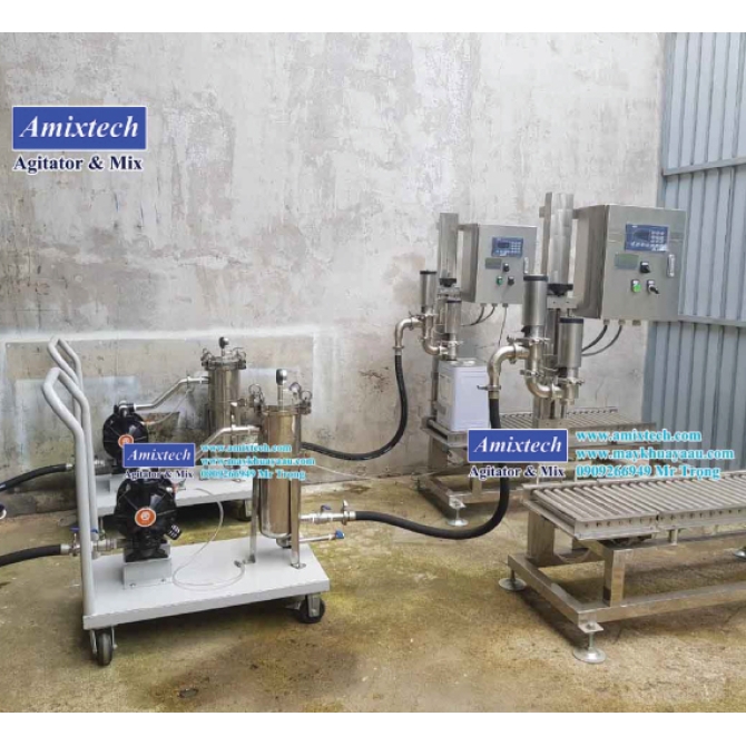 máy chiết can nhựa 20 lít