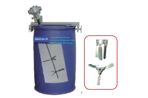 Máy khuấy gắn phuy
