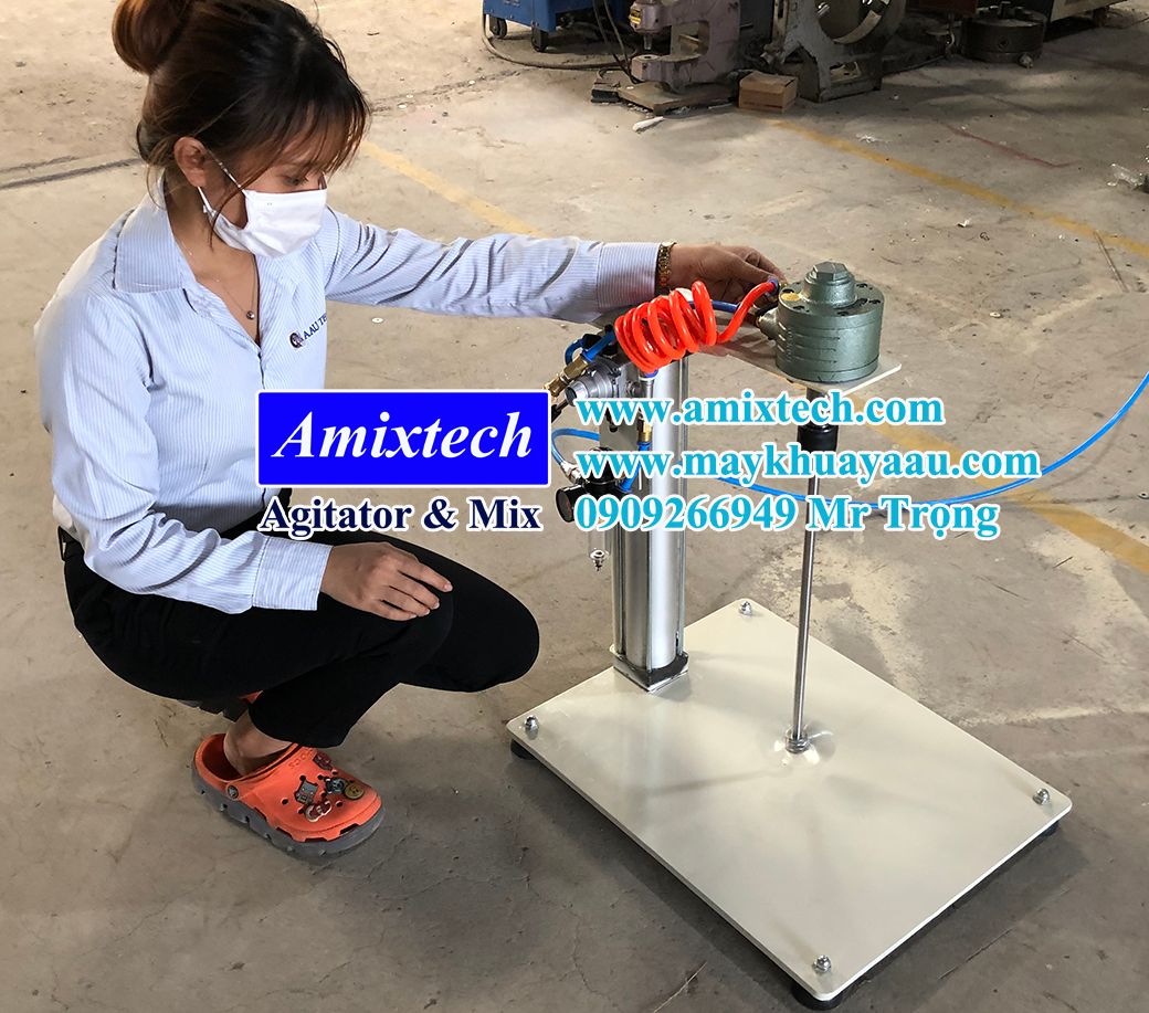 Máy khuấy mực in khí nén