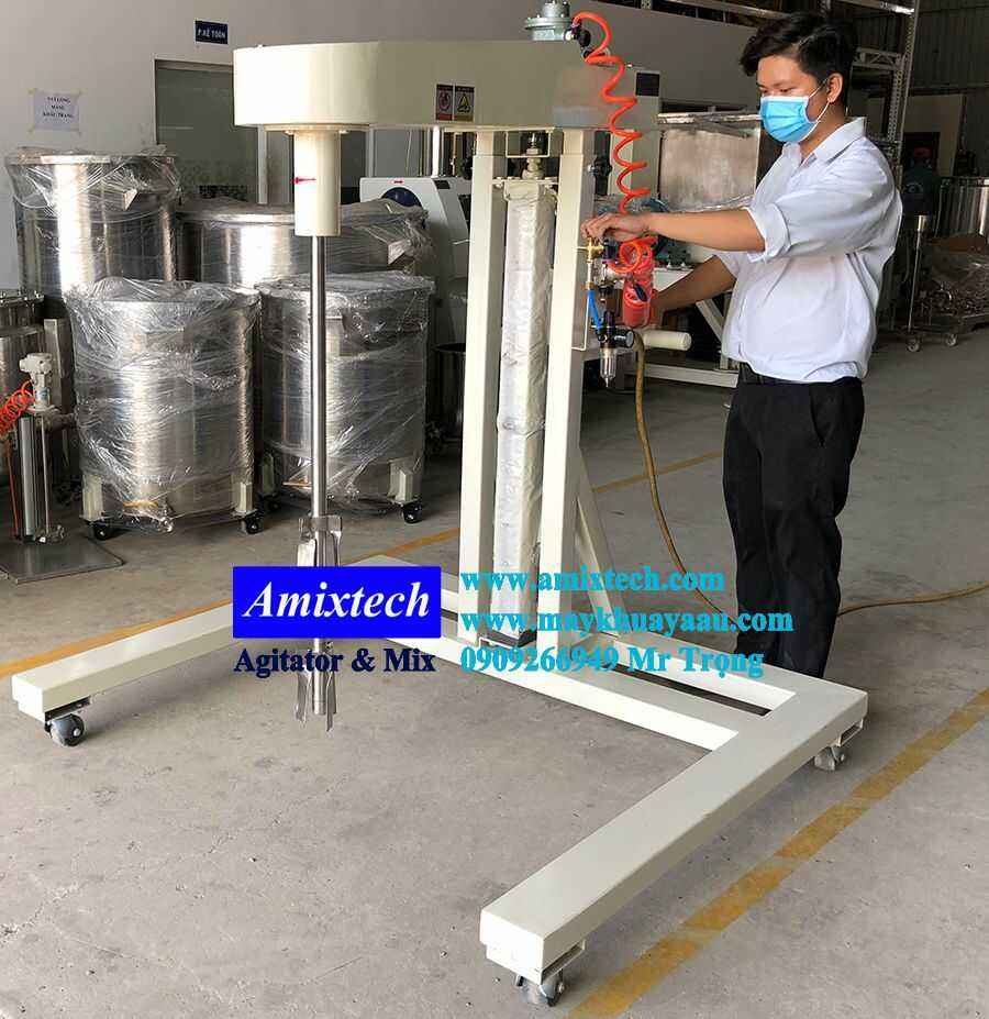 máy khuấy khí nén 200 lít