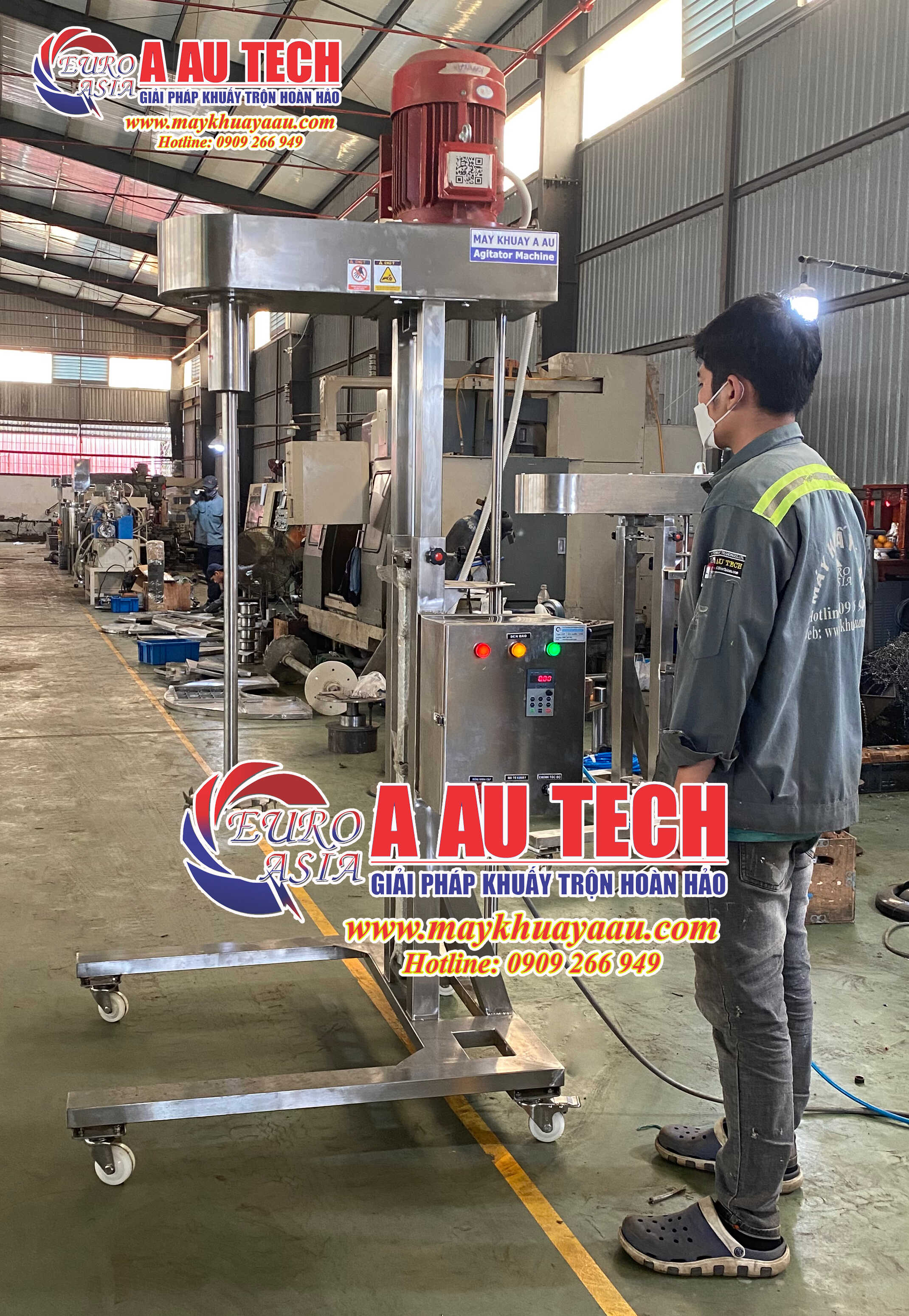 Máy khuấy 200 lít