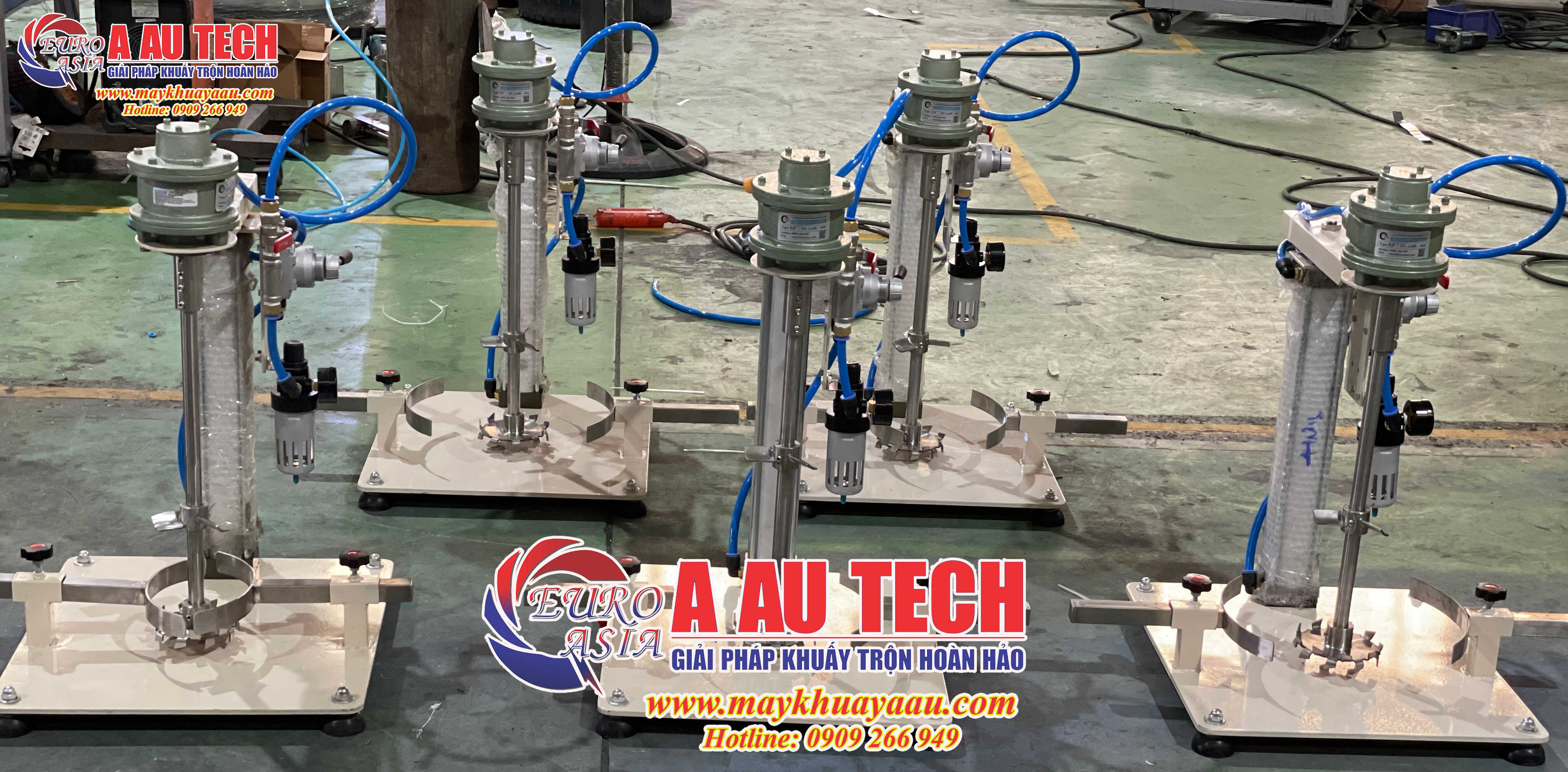 Máy khuấy 20 lít pha dung môi