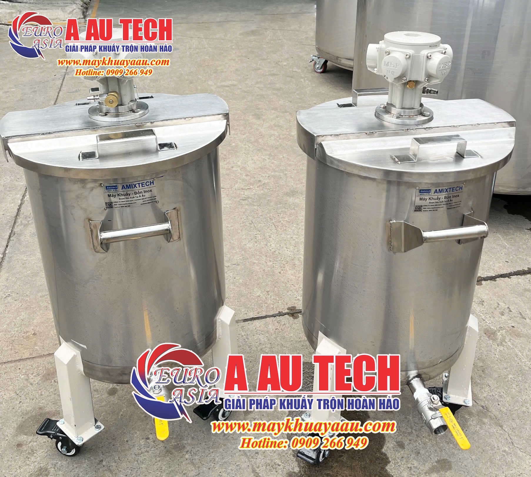 Bồn khuấy khí nén