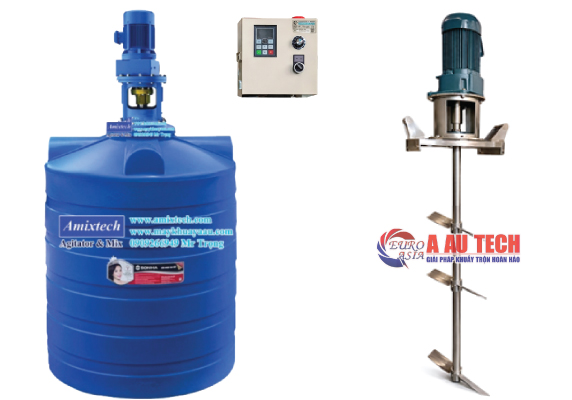 Máy khuấy thùng 1000 lít