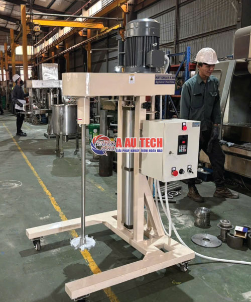 Máy khuấy sơn nâng hạ 200 lít