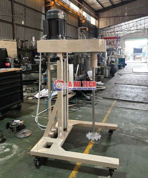 Máy khuấy sơn nâng hạ 200 lít