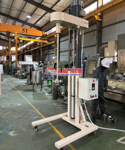 Máy khuấy sơn nâng hạ 200 lít