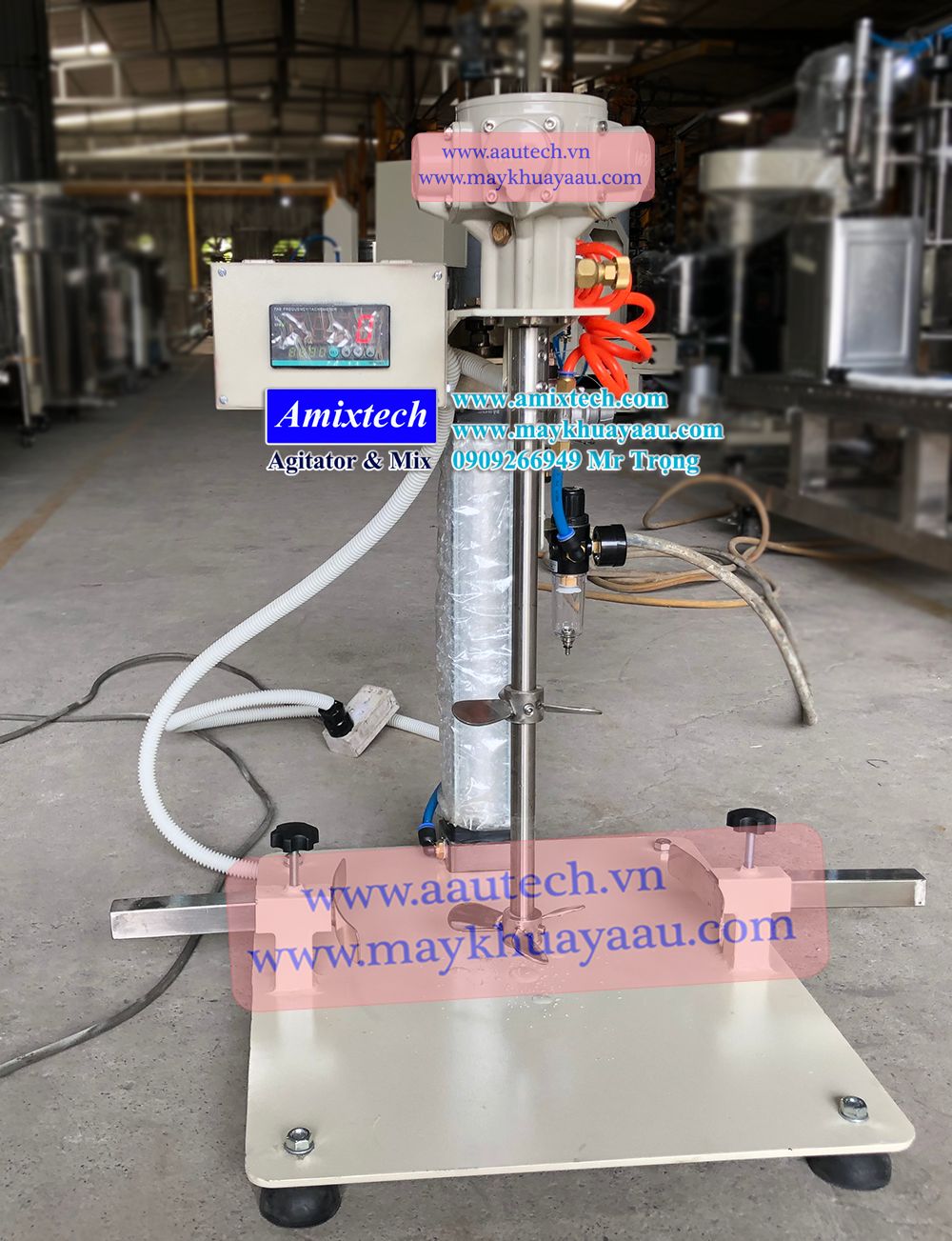 Máy khuấy hiển thị tốc độ 