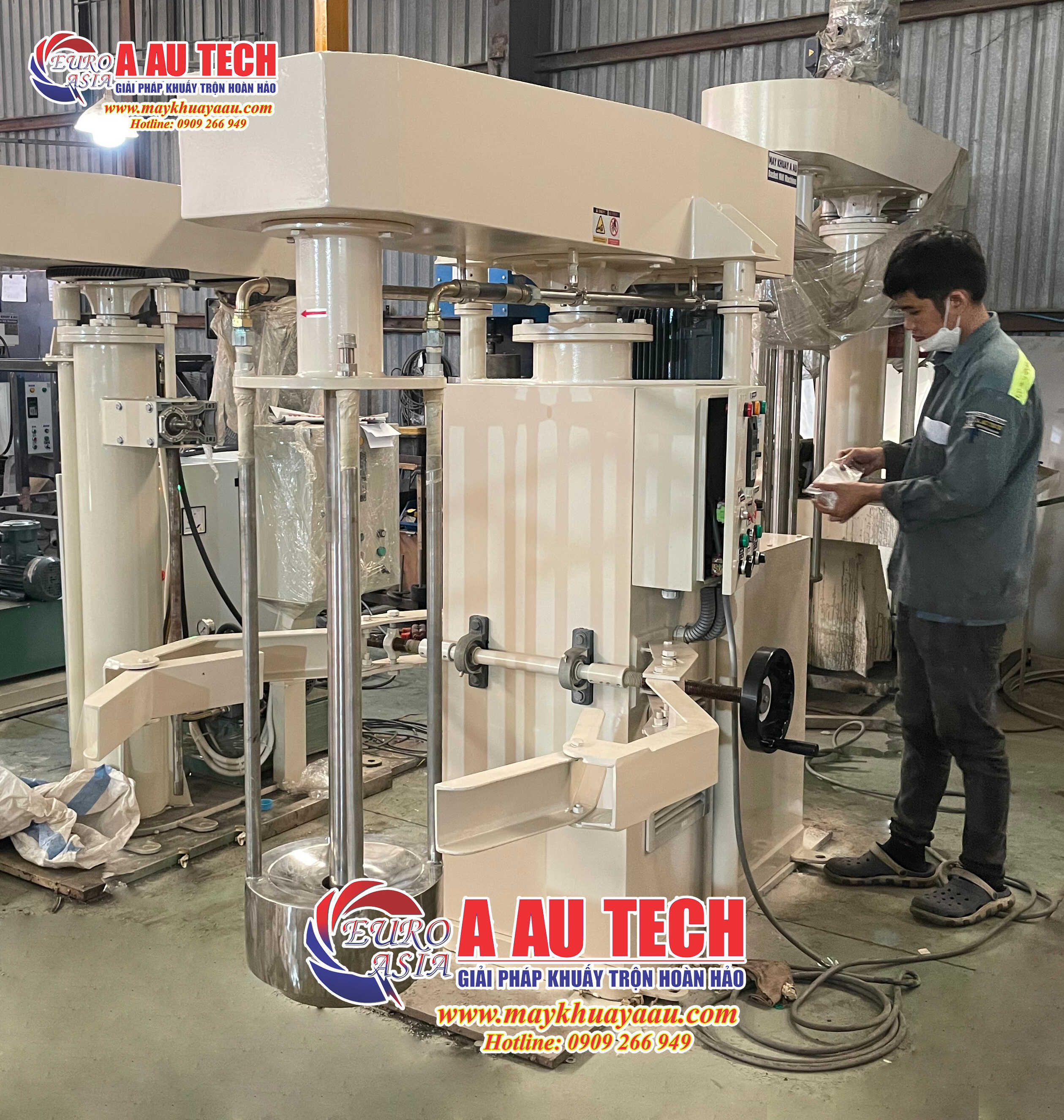 Máy nghiền rổ 400-500kg