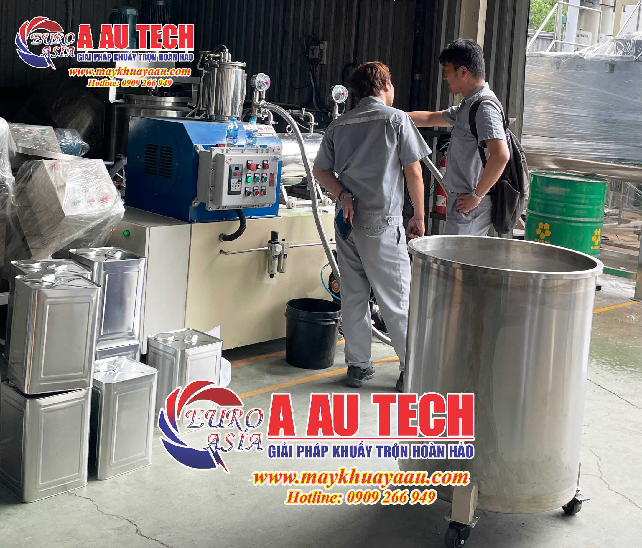 Máy nghiền sơn Á Âu