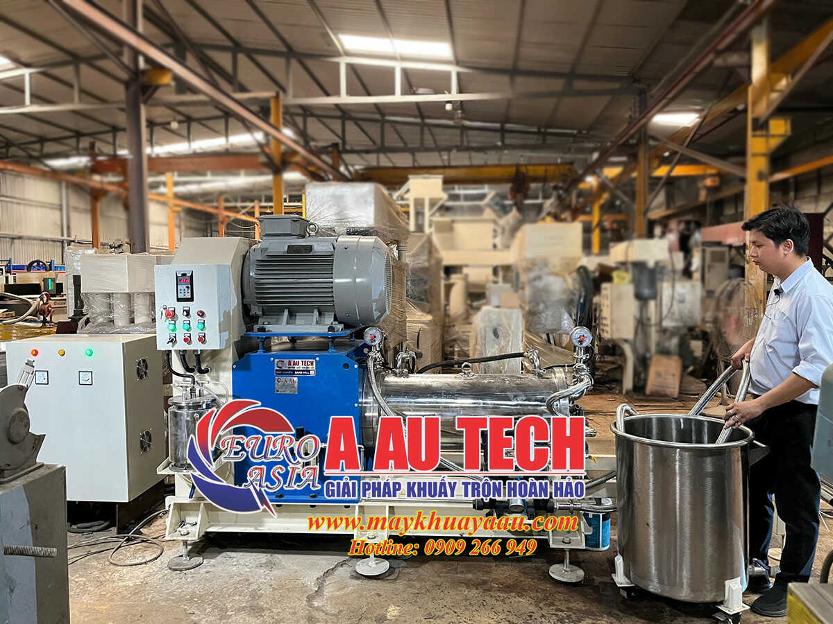 Máy nghiền ngang buồng nghiền 60 lít