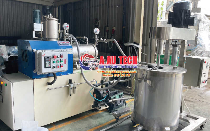 Máy nghiền sơn nằm ngang