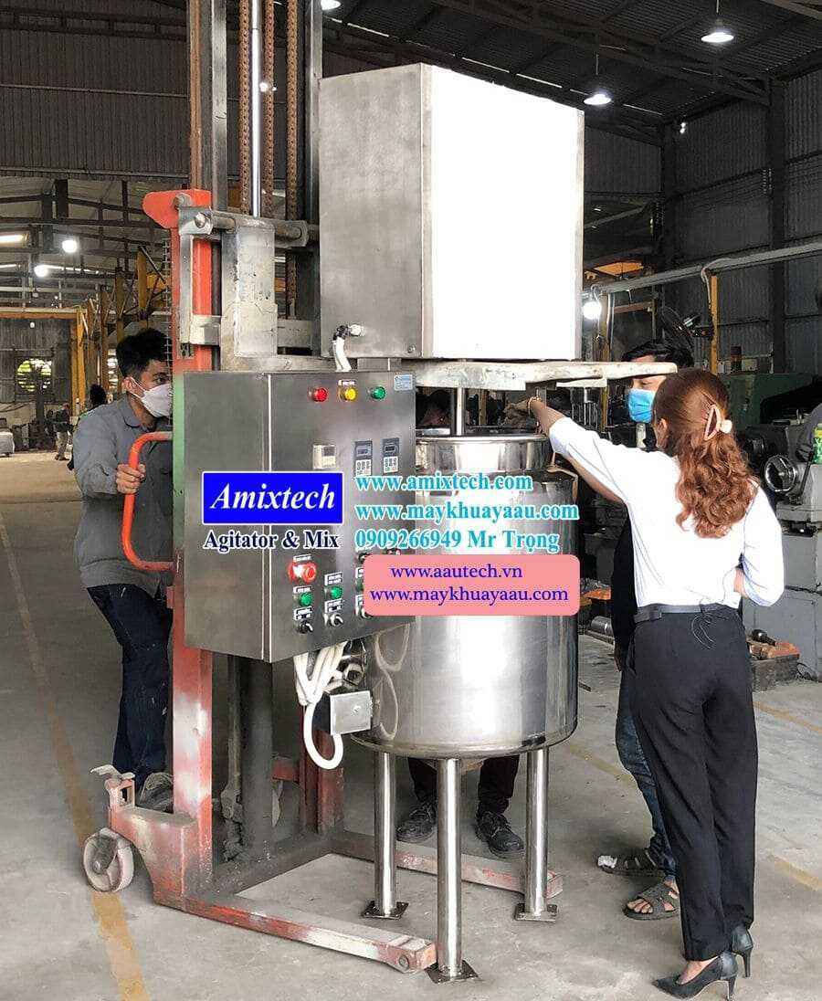 Bồn nhũ hóa gia nhiệt Á Âu