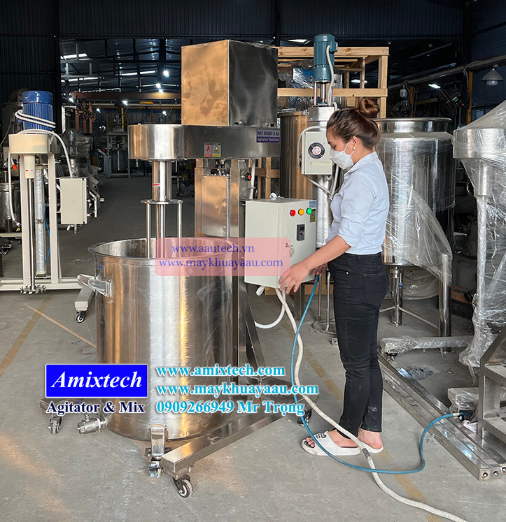 máy nhũ hóa đồng hóa 100 lít