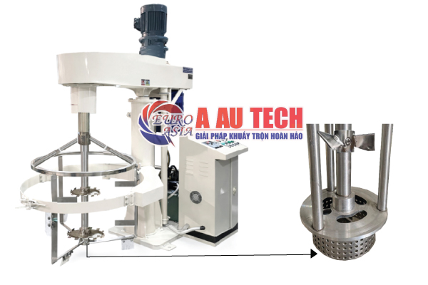 Máy nhũ hóa 2 trục đồng tâm