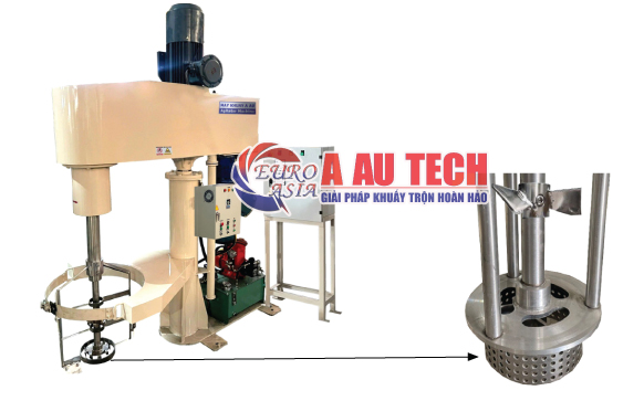 Máy nhũ hóa 2 trục đồng tâm