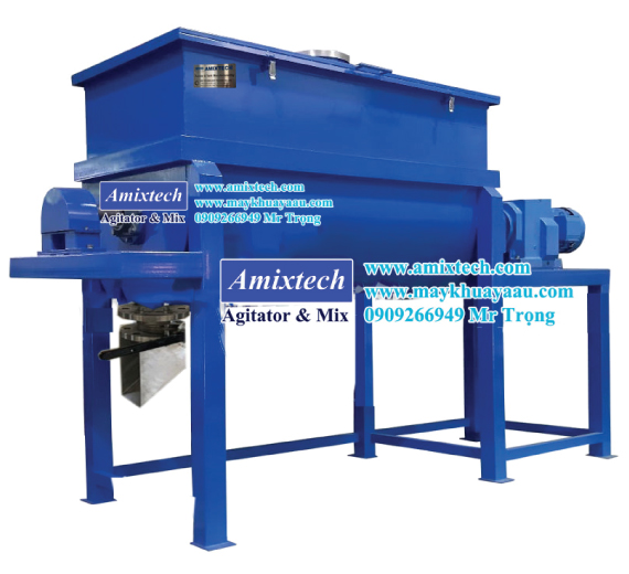 máy trộn phân bón 1 tấn