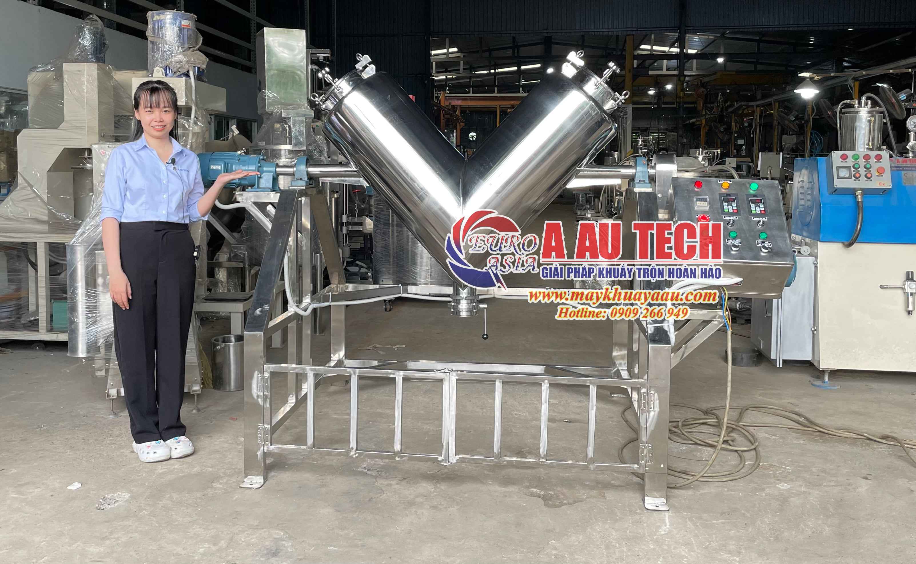 Máy trộn chữ V