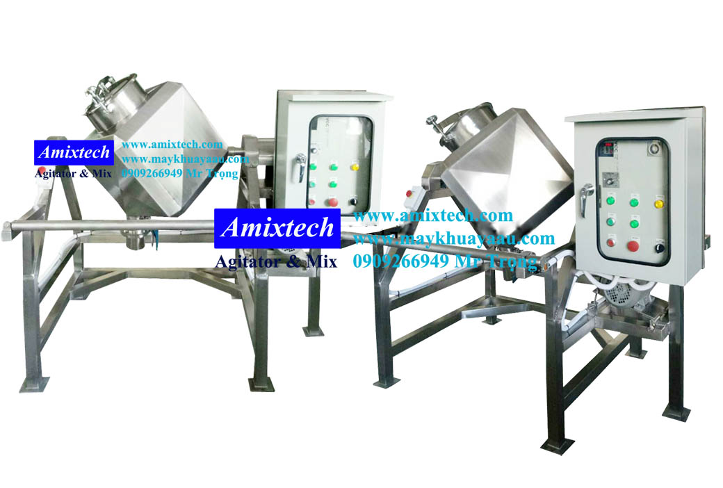 Máy trộn bột thực phẩm lập phương