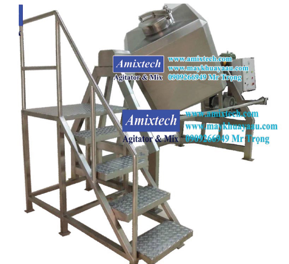 Máy trộn bột hình lập phương 