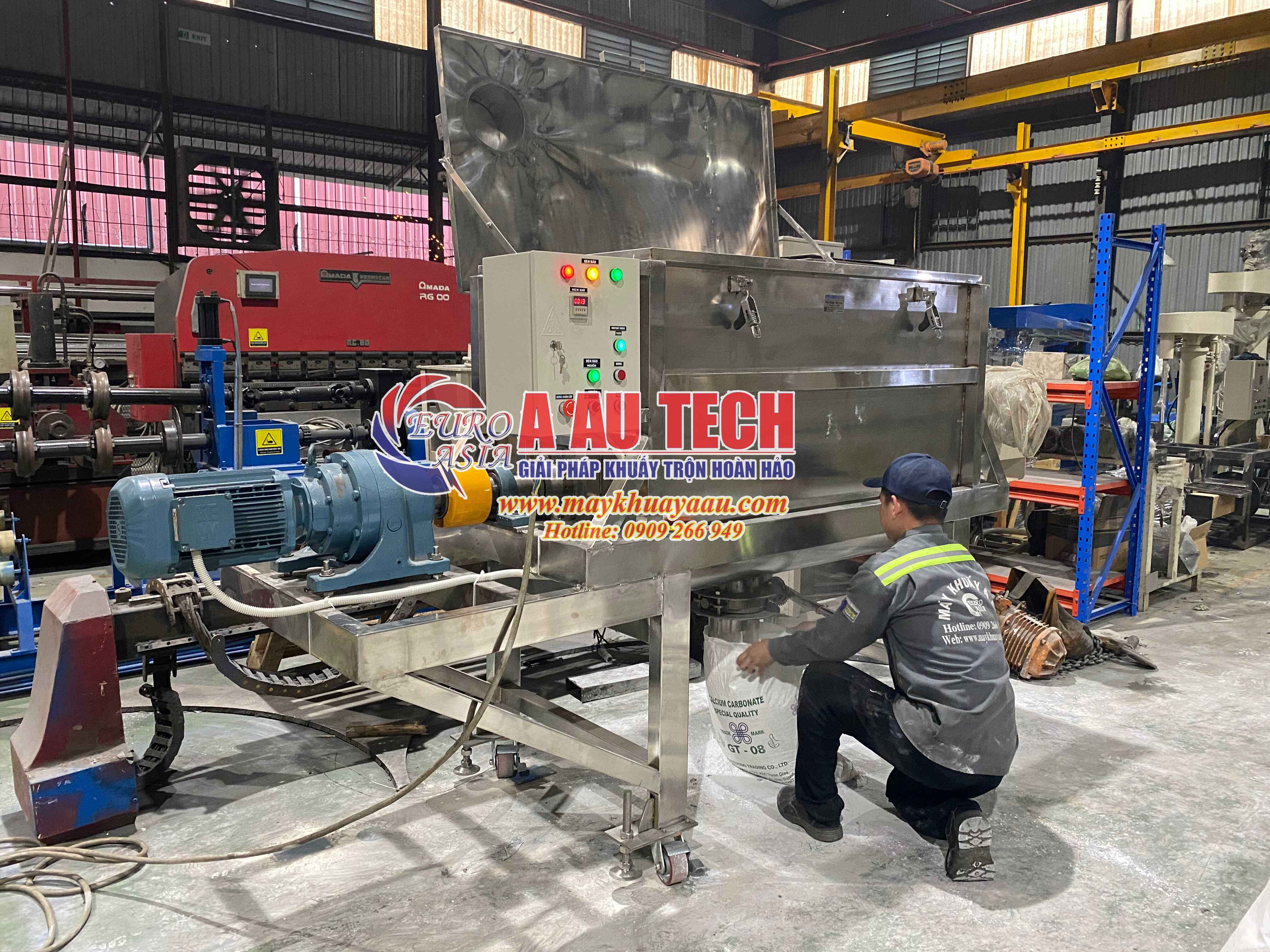 Máy trộn phân bón 500kg