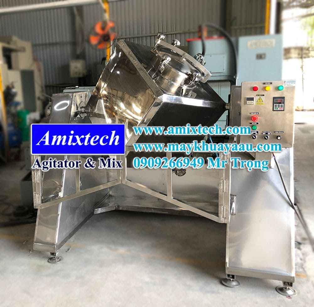 Máy trộn bột 50kg lập phương