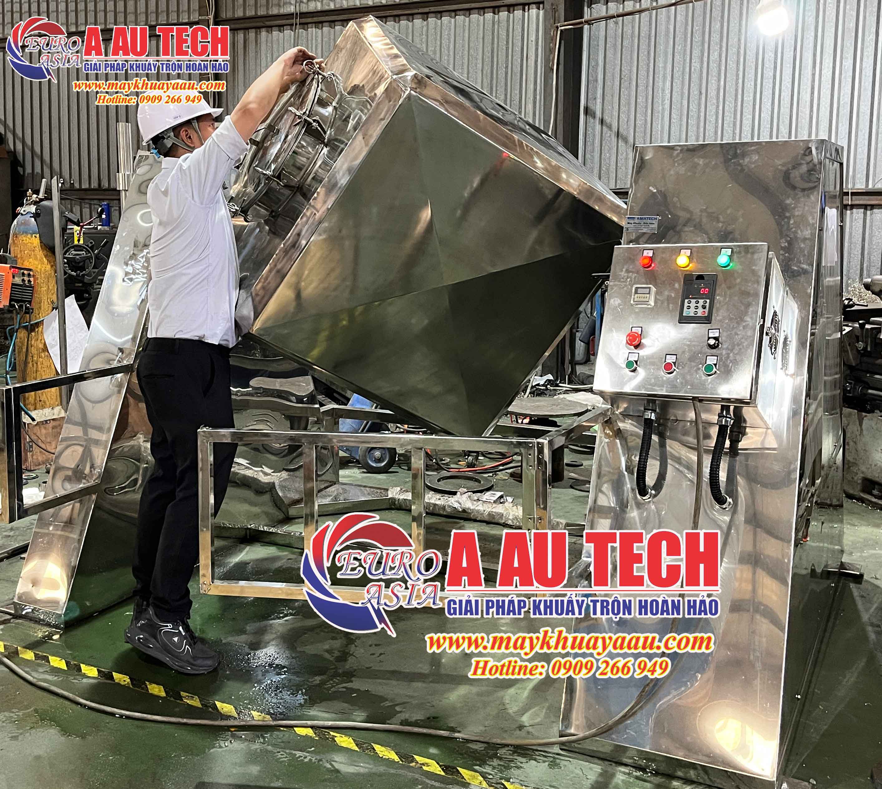 Máy trộn bột khô công nghiệp 