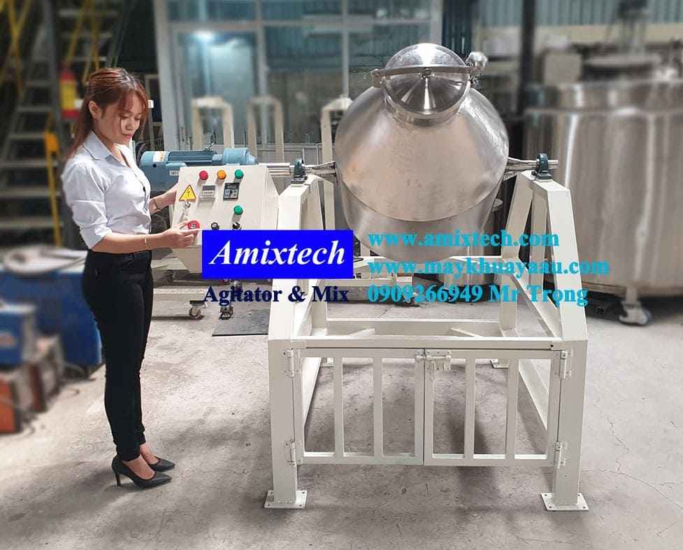 Máy trộn bột dạng xoay
