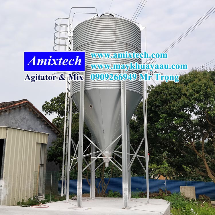 Silo chứa thức ăn cám