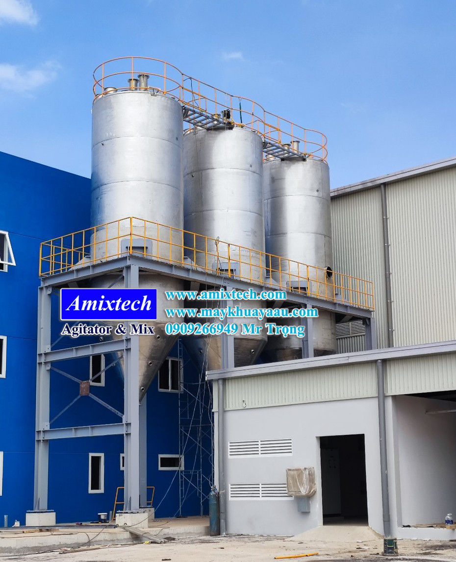 silo chứa bột mì công nghiệp