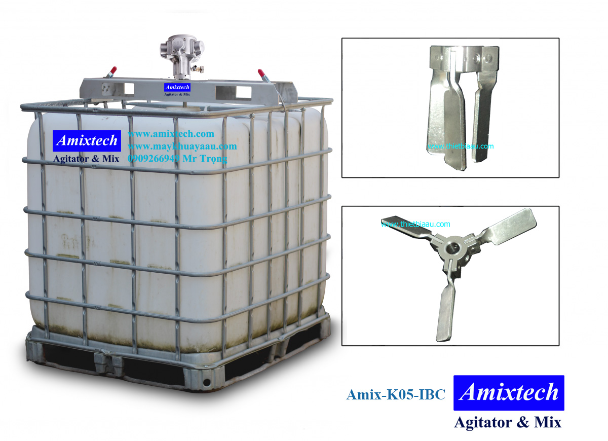 Máy khuấy khí nén 1000 lít Amix-KIBC