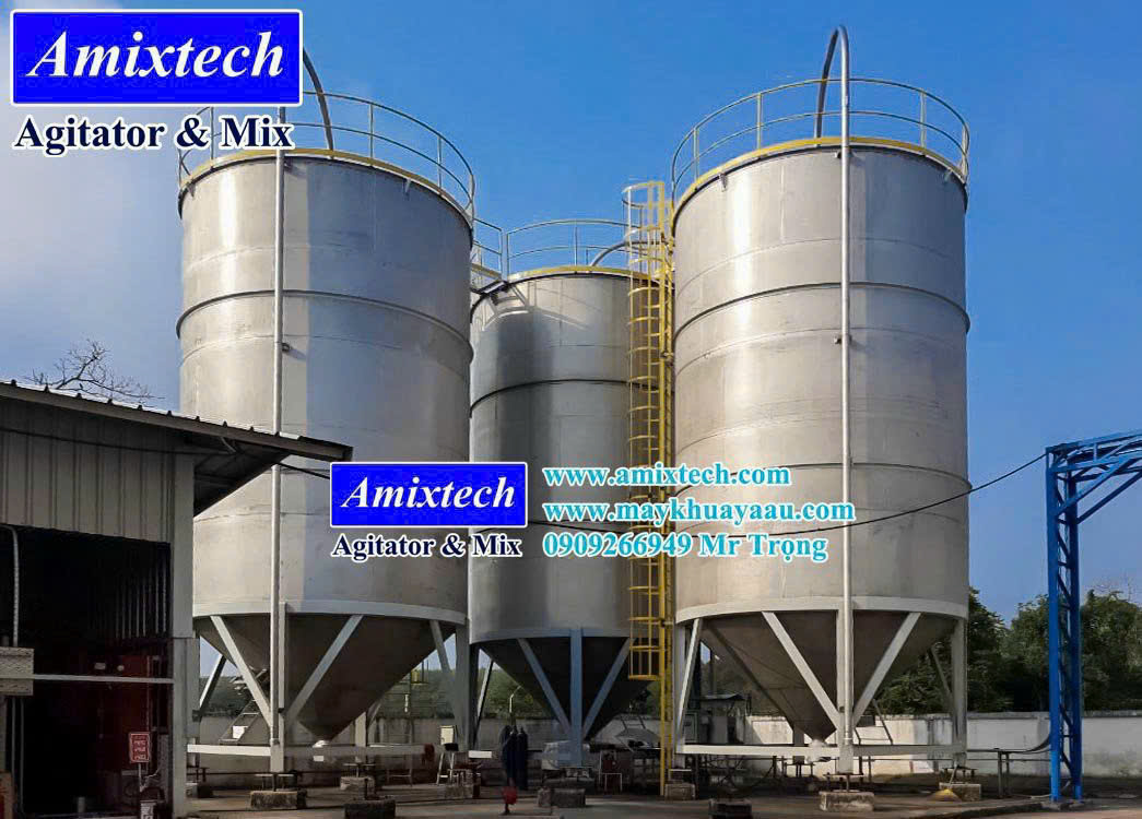 silo chứa bột gạo 1