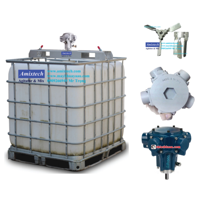 Máy Khuấy Khí Nén 1000 Lít Amix-KIBC