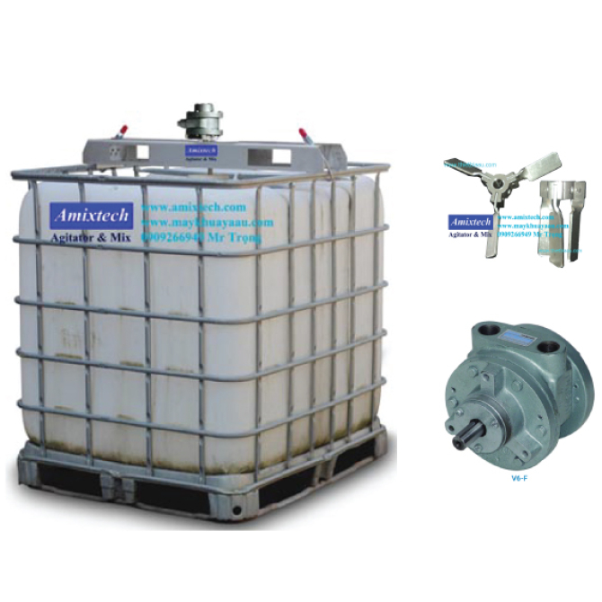 Máy Khuấy Khí Nén 1000 Lít Amix-KIBC