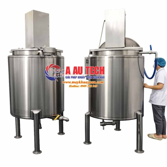 Bồn Khuấy Gia Nhiệt 3 Lớp