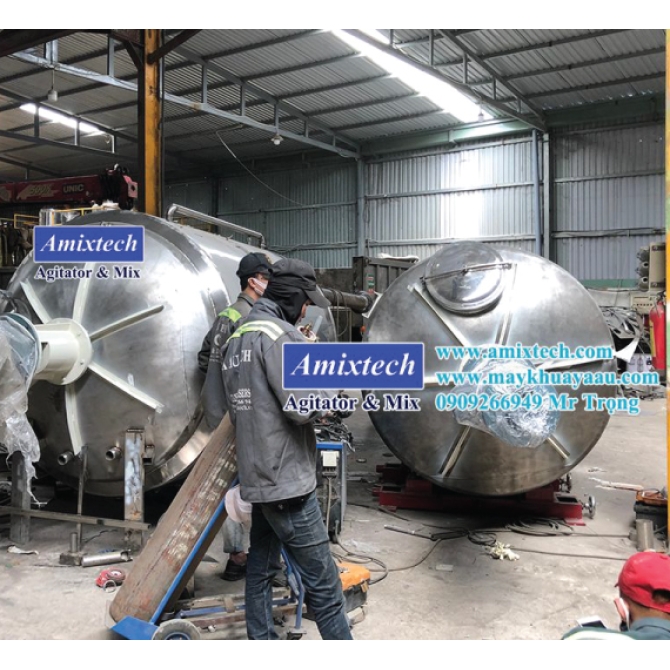 Bồn Khuấy Dung Dịch 8000 Lít