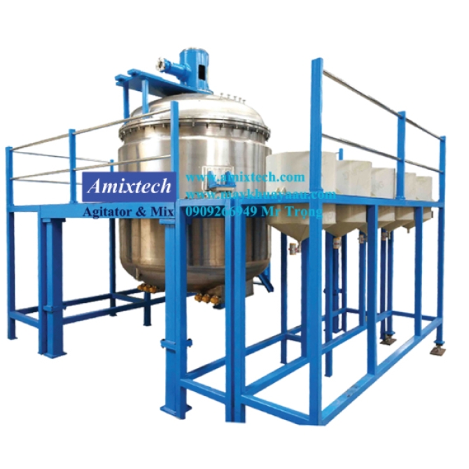 Bồn Khuấy Hóa Chất 1000 Lít