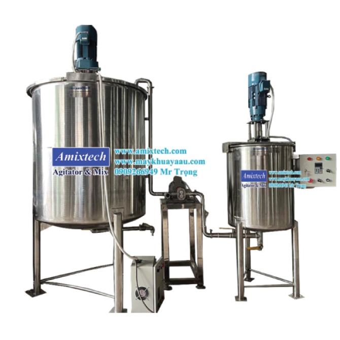 Bồn Khuấy Dầu Gội Kèm Bơm