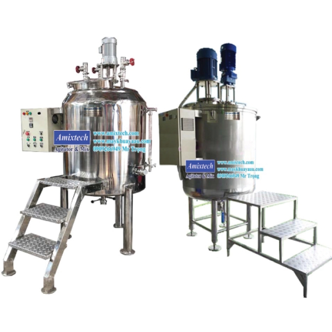 Bồn Khuấy Mỹ Phẩm Có Sàn Thao Tác