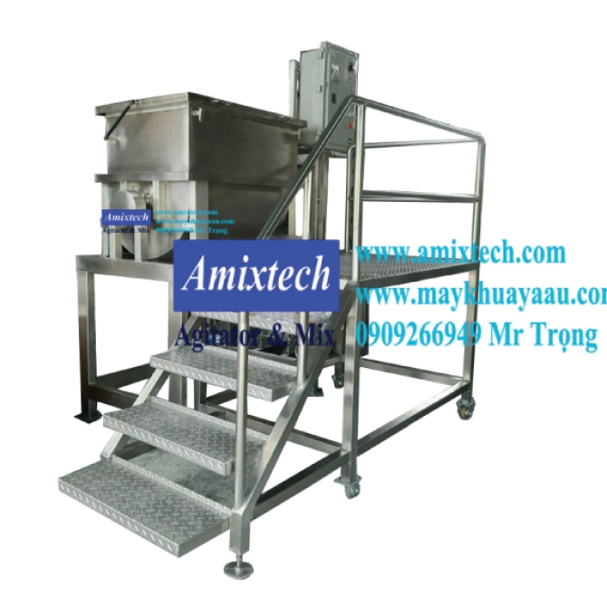 Bồn Trộn Bột Nằm Ngang AT-02