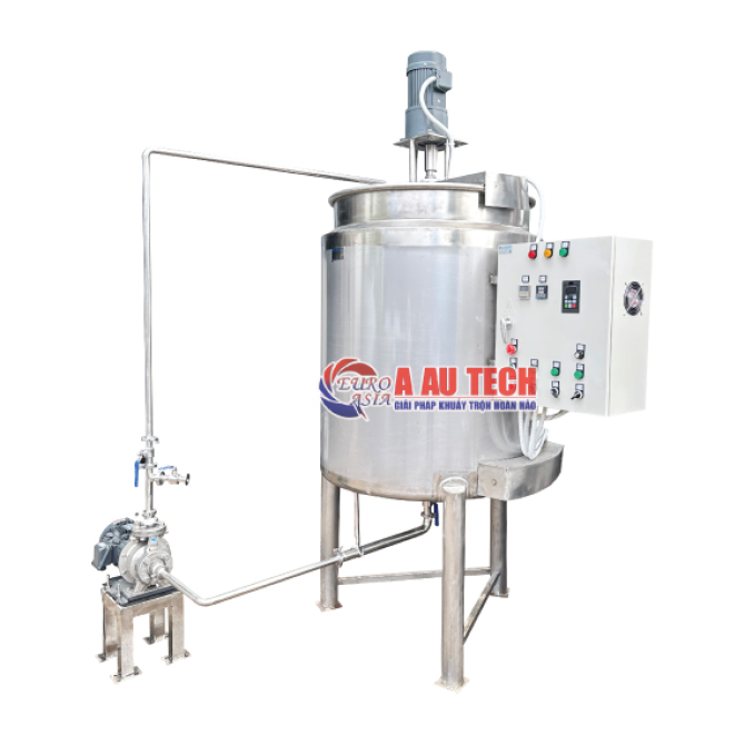 Bồn Khuấy Thực Phẩm Kèm Bơm Lọc