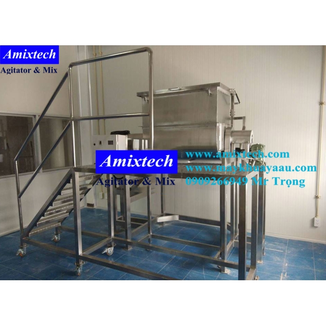 Bồn Trộn Bột Nằm Ngang AT-02