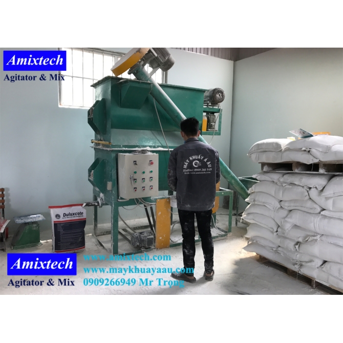 Máy Trộn Bột Trét 500 Kg