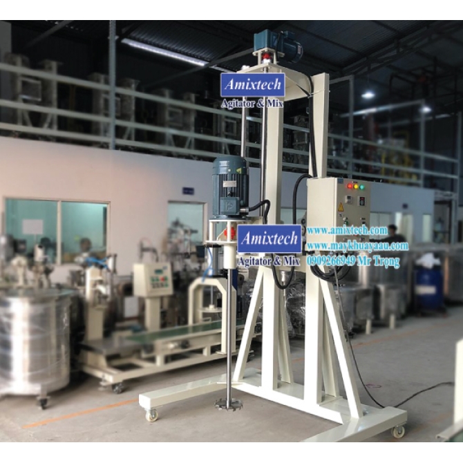 Máy Khuấy Hóa Chất Nâng Hạ Bằng Điện 1000L